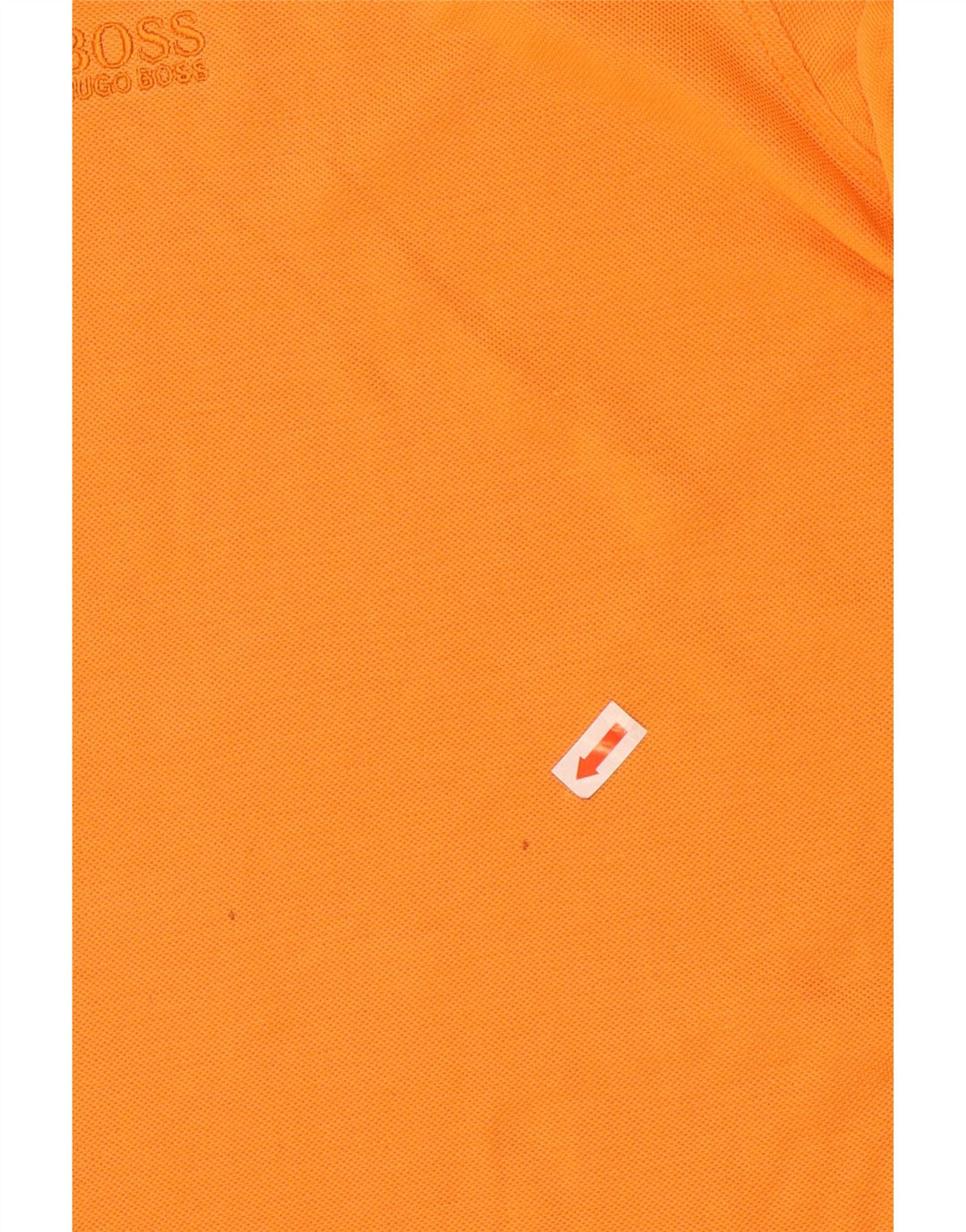 Hugo Boss Polo para hombre de algodón naranja grande