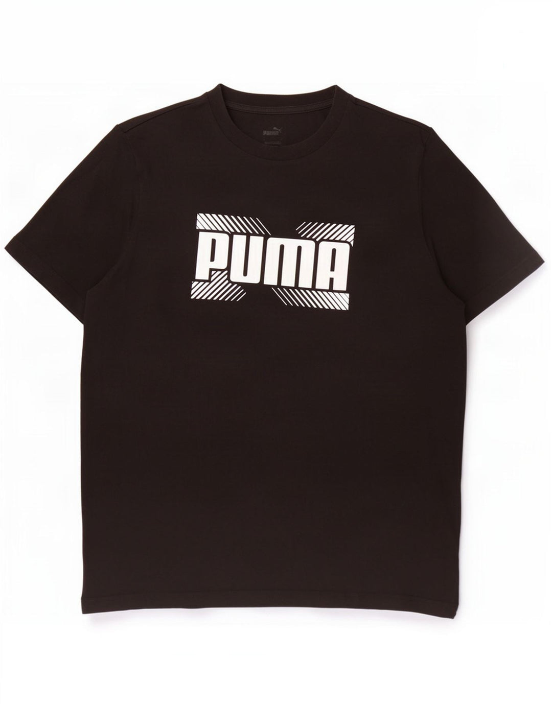 Puma - Camiseta gráfica para hombre, talla grande, color negro
