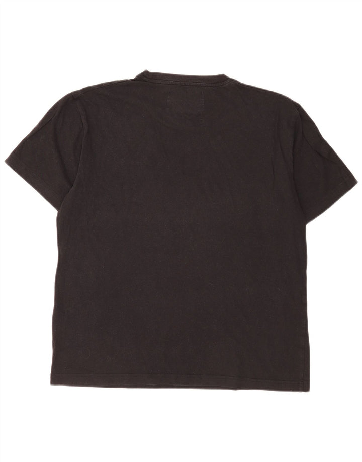 Champion Camiseta Hombre Top Grande Algodón Negro