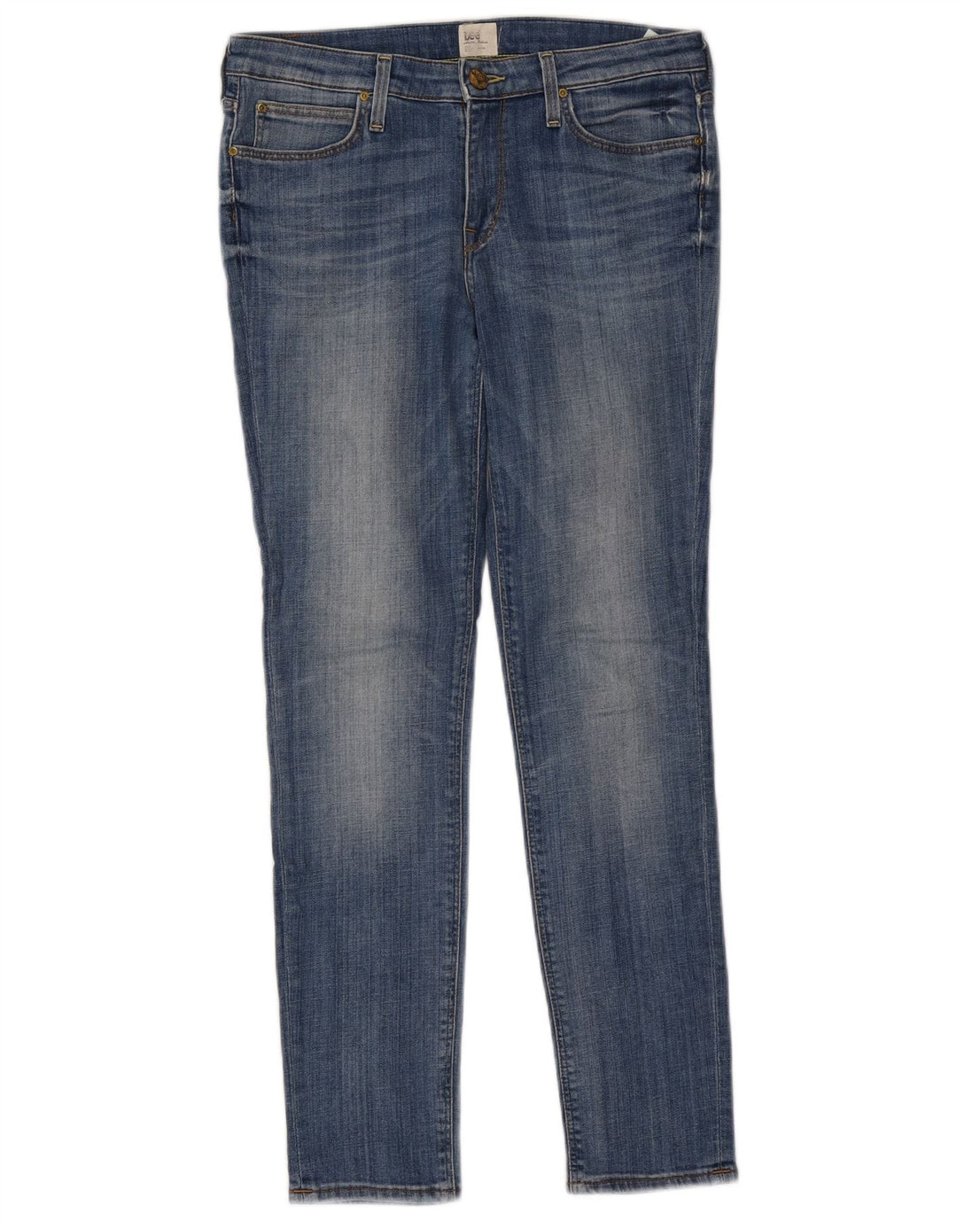 LEE Mujer Scarlett Slim Jeans W30 L28 Algodón Azul