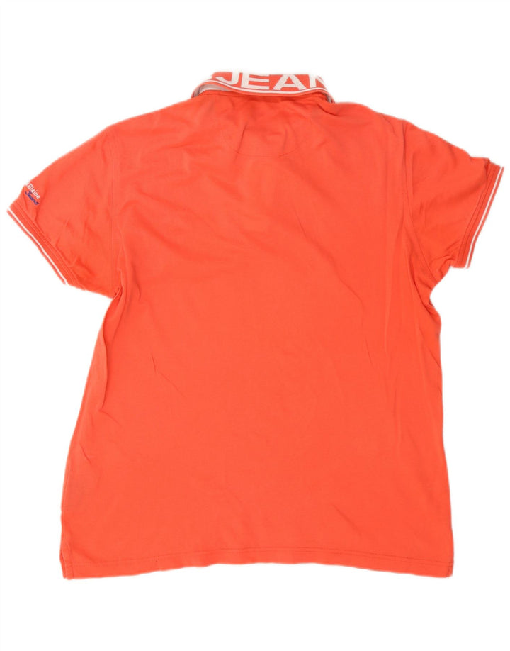 Harmont & Blaine Polo gráfico para hombre de algodón naranja medio