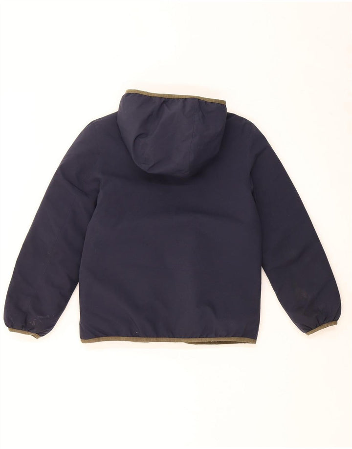 DIESEL Chaqueta cortavientos con capucha para niño 9-10 años Azul Marino Poliéster