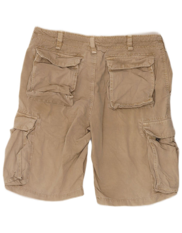 Pantalones cortos cargo para hombre Oviesse IT 54 2XL W36 Algodón beige