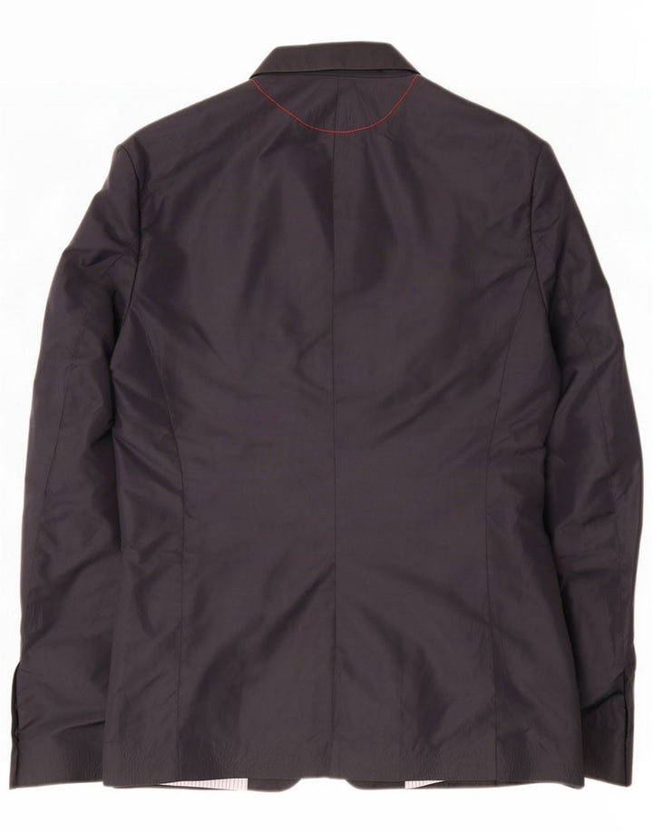 Dondup Chaqueta tipo blazer de 3 botones para hombre UK 36 Small Black