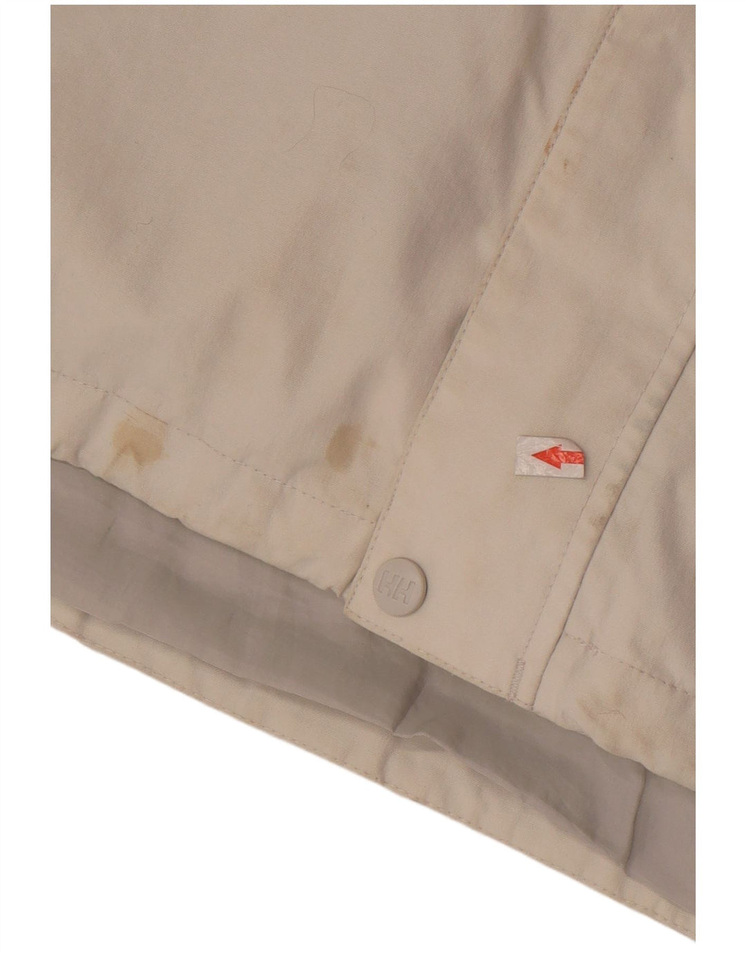 Helly Hansen Chaqueta impermeable con capucha para hombre UK 40 Large Off White Nylon
