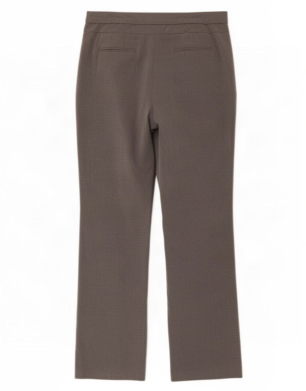 M&Co Pantalones casuales rectos para mujer UK 46 Large W33 L32 Poliéster gris