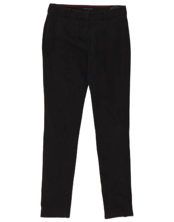 Tommy Hilfiger Pantalones casuales ajustados para mujer US 6 Medium W30 L30 Azul marino
