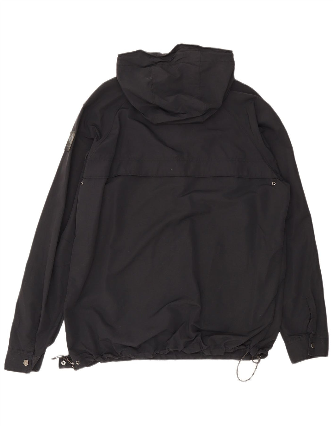 Columbia Chaqueta impermeable con capucha para hombre, talla 40, nailon gris grande
