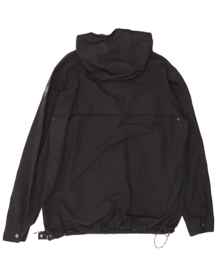 Columbia Chaqueta impermeable con capucha para hombre, talla 40, nailon gris grande