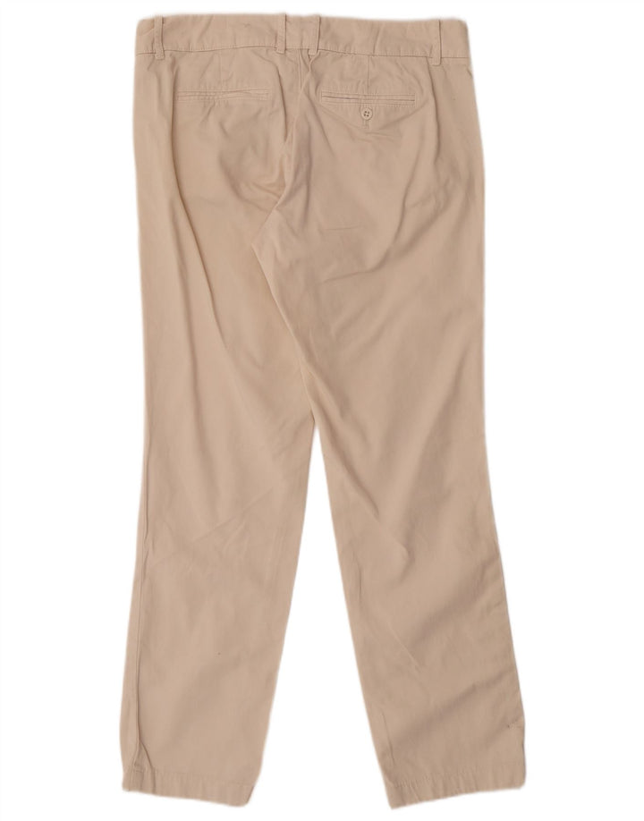 J. Crew Pantalones chinos rectos para mujer US 6 Medium W30 L30 Algodón beige