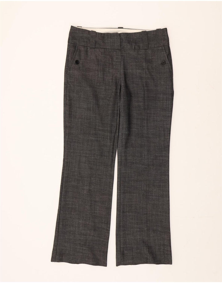 Monsoon Pantalones casuales con corte de bota para mujer UK 10 Small W32 L30 Poliéster gris