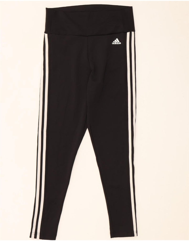 Leggings ADIDAS Aeroready para mujer Reino Unido 12/14 Mediano Negro Poliéster