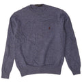 French Connection Jersey De Cuello Redondo Para Hombre De Lana De Cordero Azul Medio