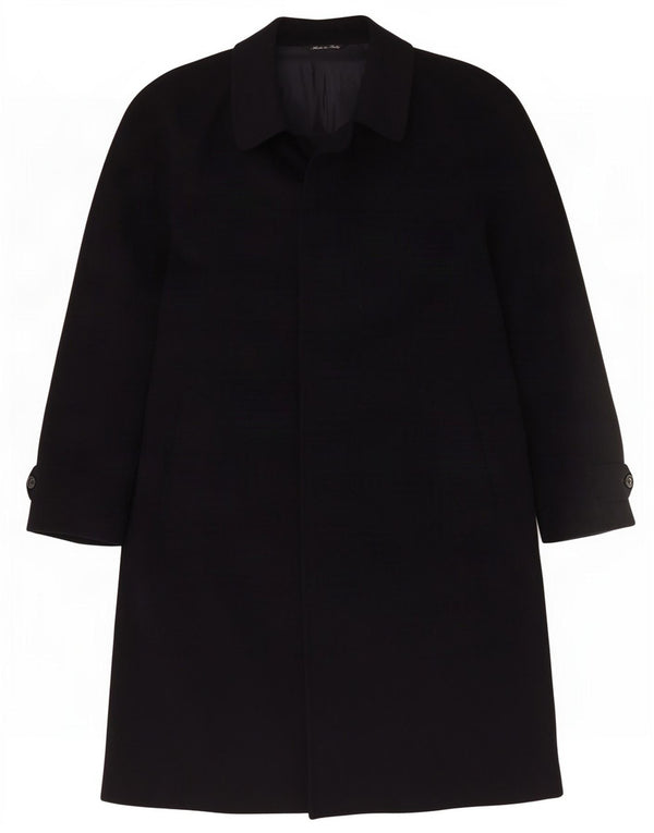 Piccadilly Abrigo para hombre UK 38 Lana azul marino mediana