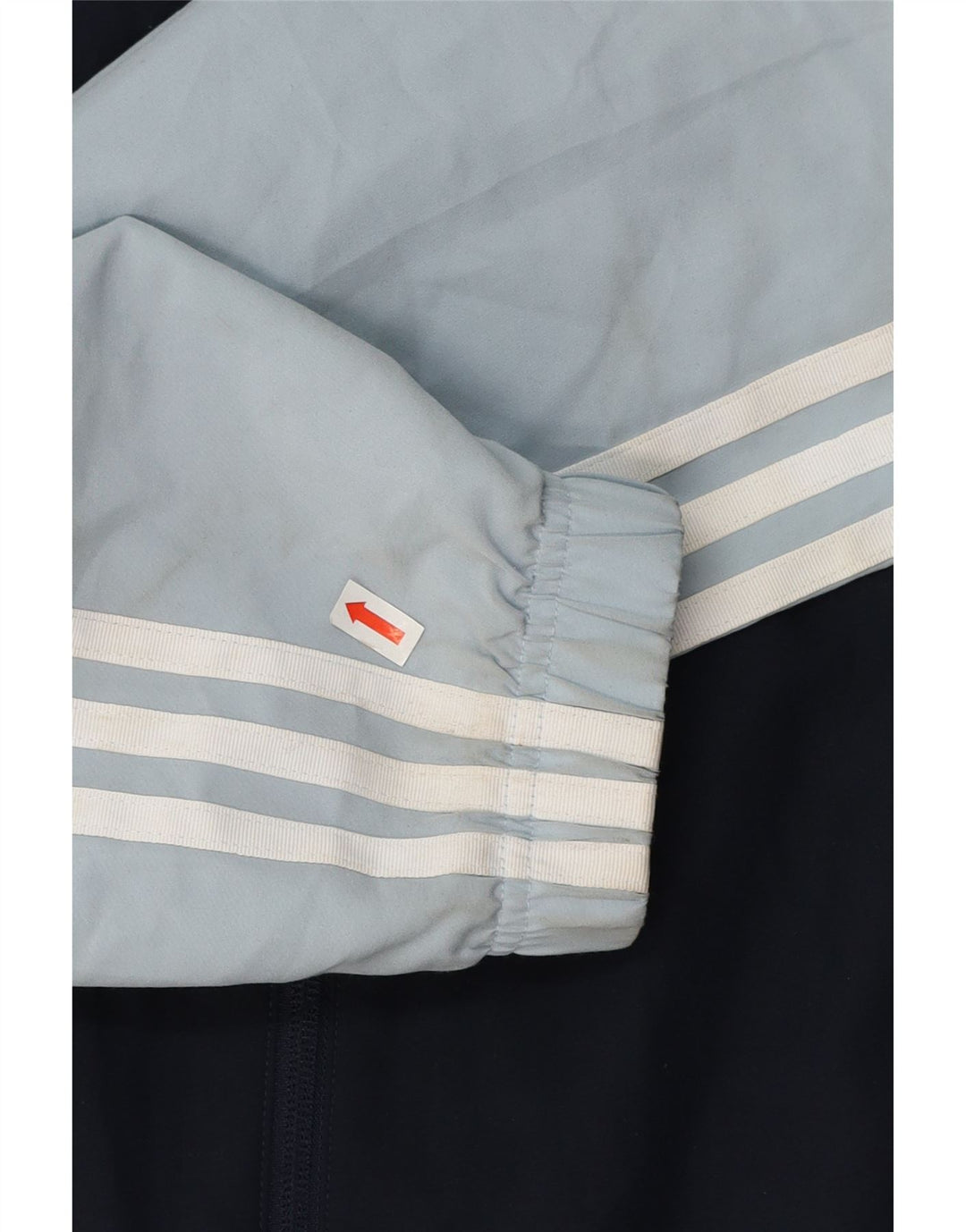 Adidas Hombre Chándal Top Chaqueta Medio Azul Marino Colorblock Poliéster
