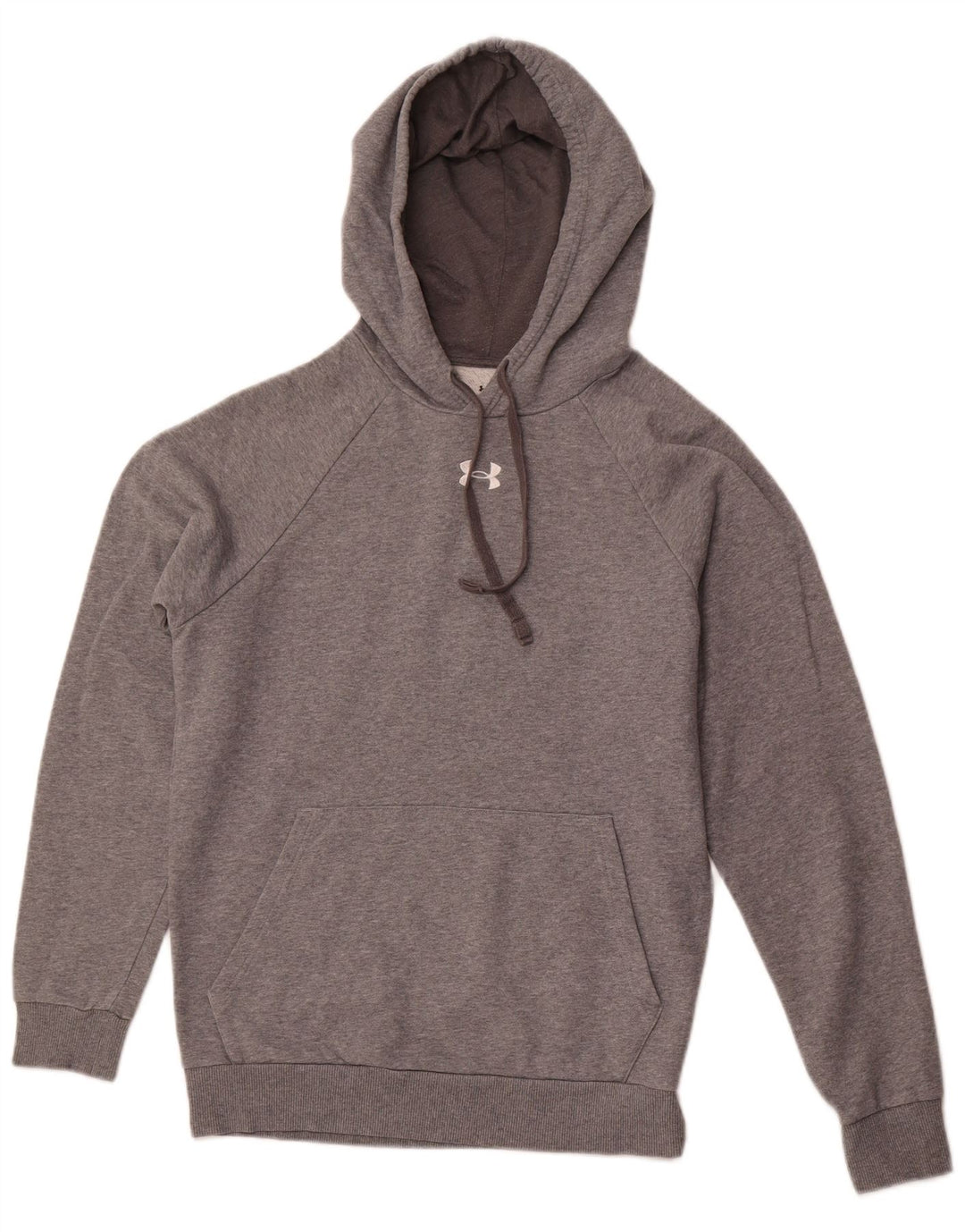 UNDER ARMOUR Sudadera con capucha para hombre XS Gris Algodón