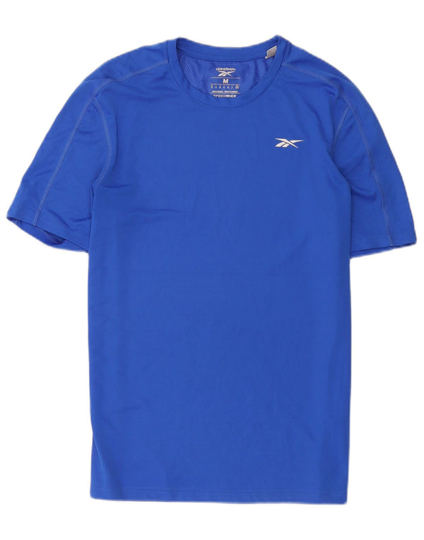 Camiseta Reebok Hombre Top Azul Medio Poliéster