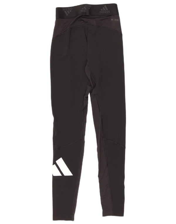 Adidas Leggings gráficos para mujer Reino Unido 10 Pequeño poliéster negro