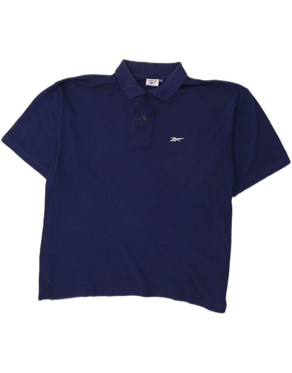 REEBOK Polo Hombre XL Azul Marino Algodón