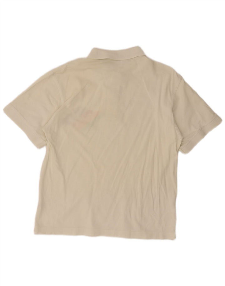 Belfe & Belfe Polo gráfico para hombre UK 40 Medium White