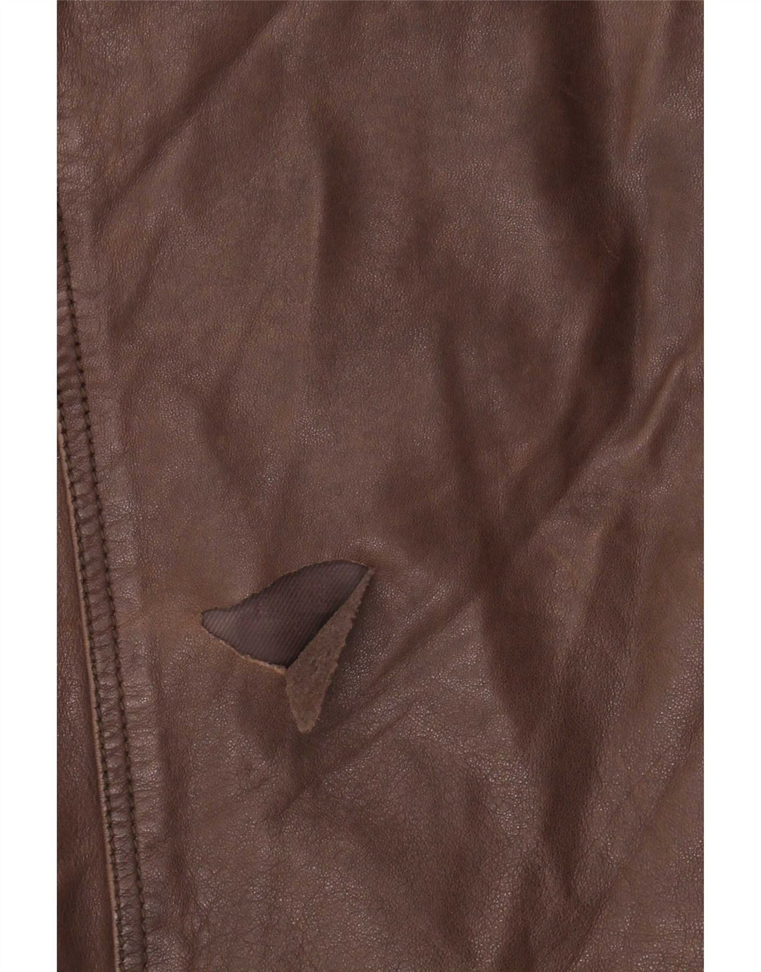 Vintage hombres chaqueta de cuero Reino Unido 40 marrón grande