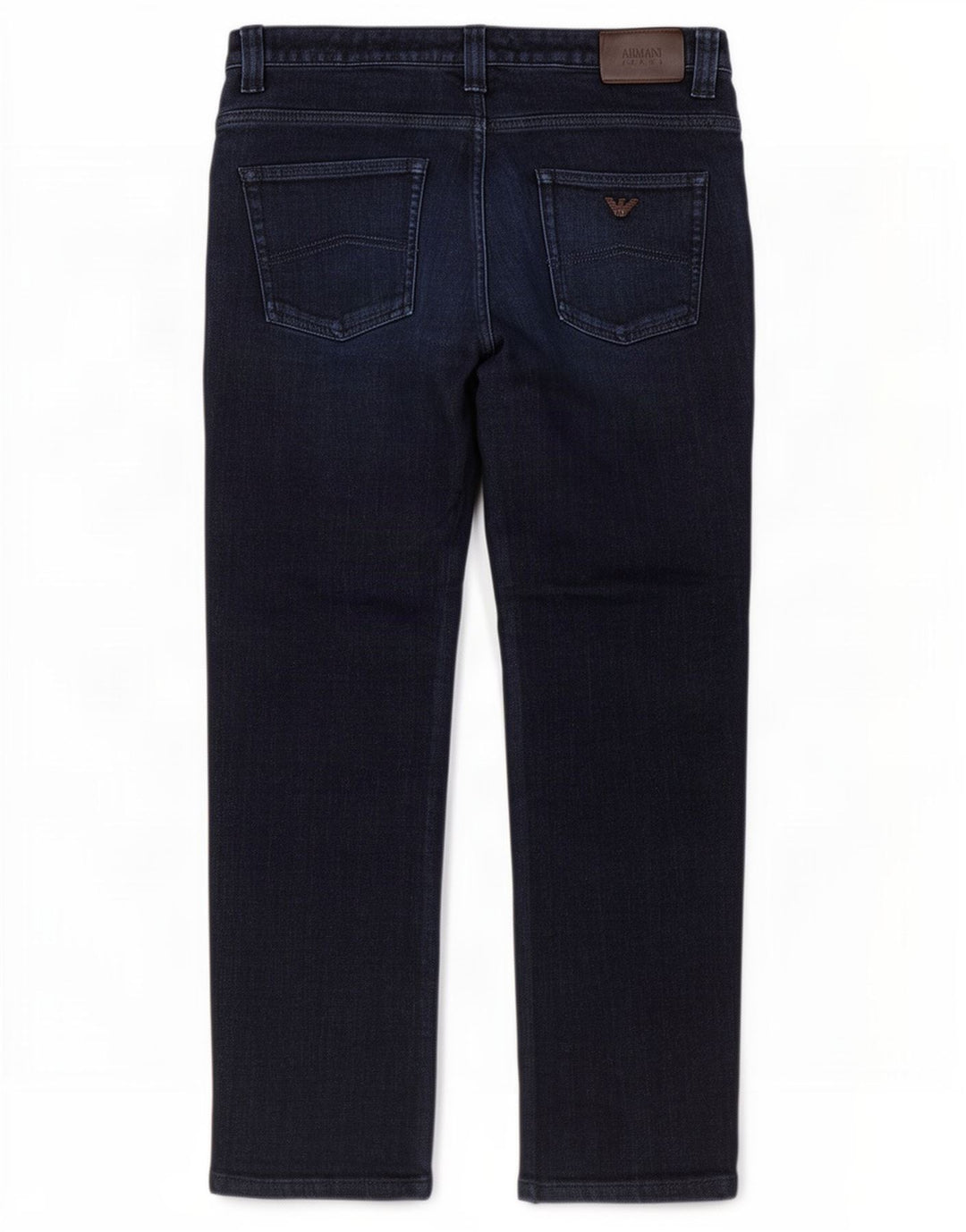 Vaqueros Armani Hombre Rectos W34 L29 Algodón Azul Marino