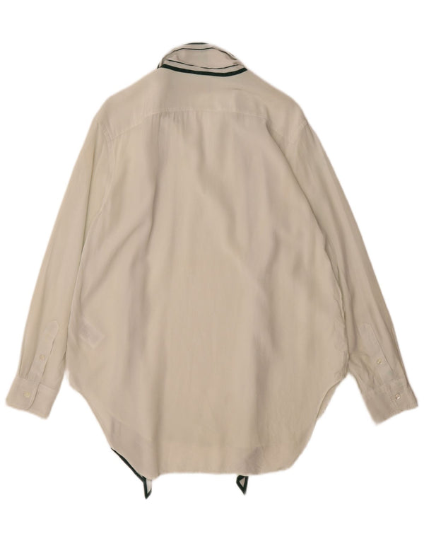 Polo Ralph Lauren - Camisa larga para mujer, talla grande, color blanco
