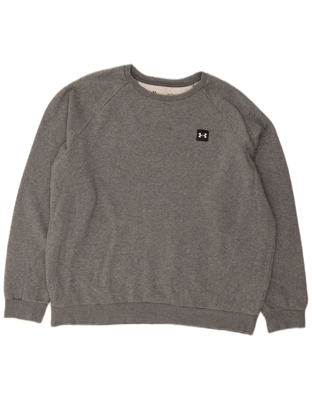 UNDER ARMOUR Mens Loose Fit Sweatshirt Jumper Large Grey Cotton