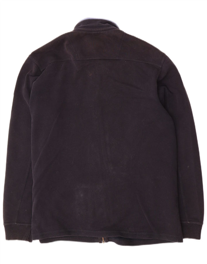 Boston Crew - Chaqueta de chándal para hombre, talla grande, algodón azul marino