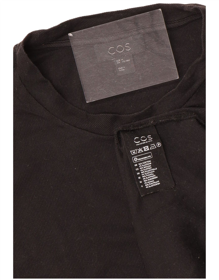 Cos camiseta para hombre Top mediano algodón negro