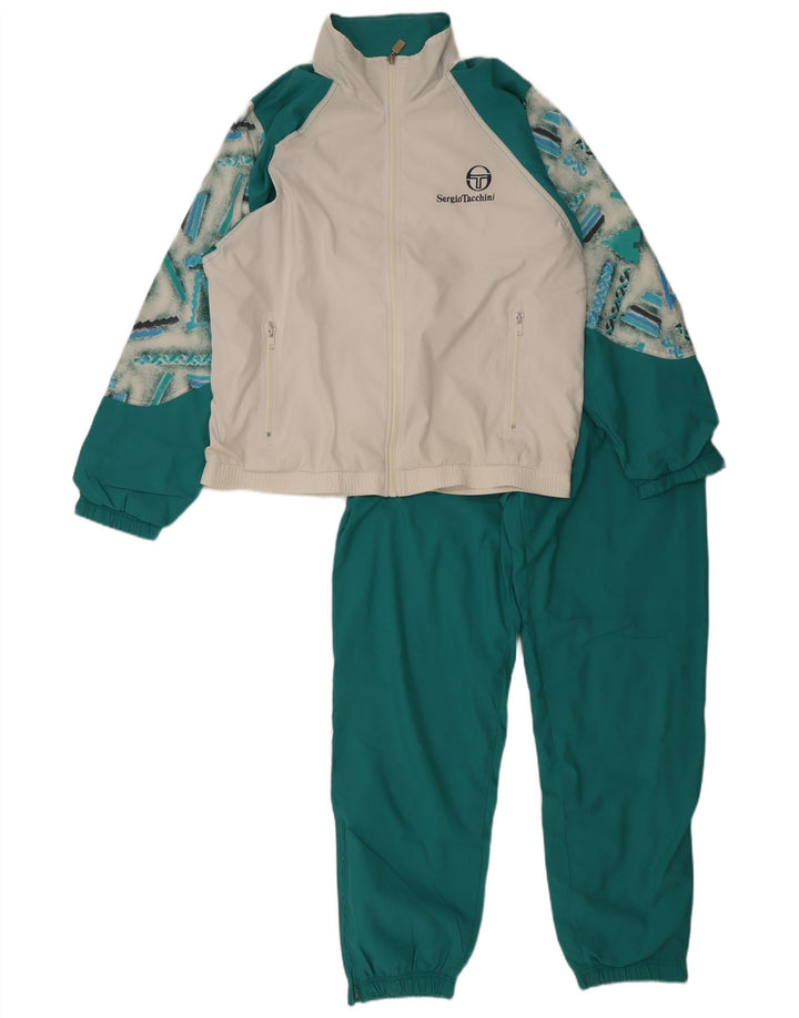 Sergio Tacchini Chándal completo con gráfico para hombre IT 48 Small Green Colourblock