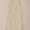 VINTAGE Womens Sleeveless Sheath Dress IT 46 Large Off White Vintage Vintage and Second-Hand Vintage from Messina Hembry 