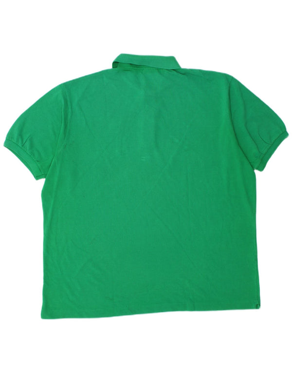 Polo Lacoste para hombre talla 7 2XL algodón verde