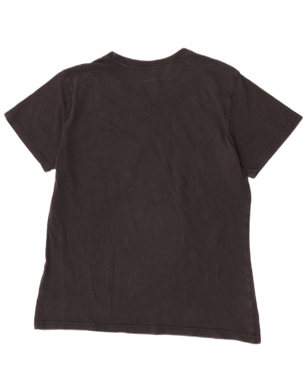 Adidas Camiseta gráfica para mujer Top UK 16/18 Grande Negro Algodón