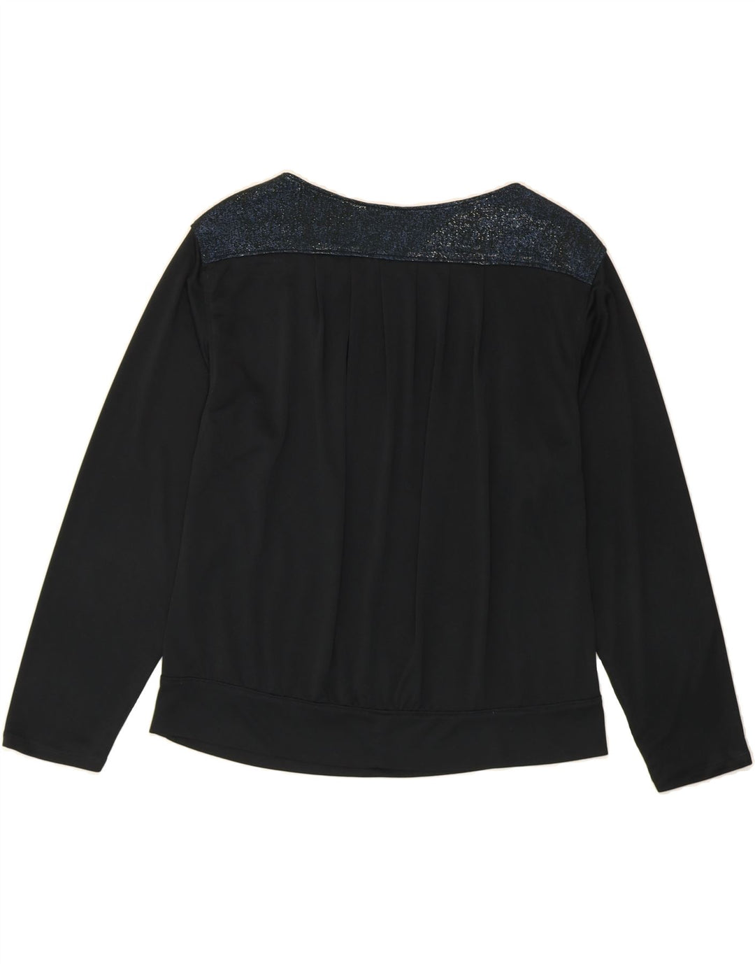 VINTAGE Womens Long Sleeve Blouse Top UK 16 Large Black Vintage Vintage and Second-Hand Vintage from Messina Hembry 