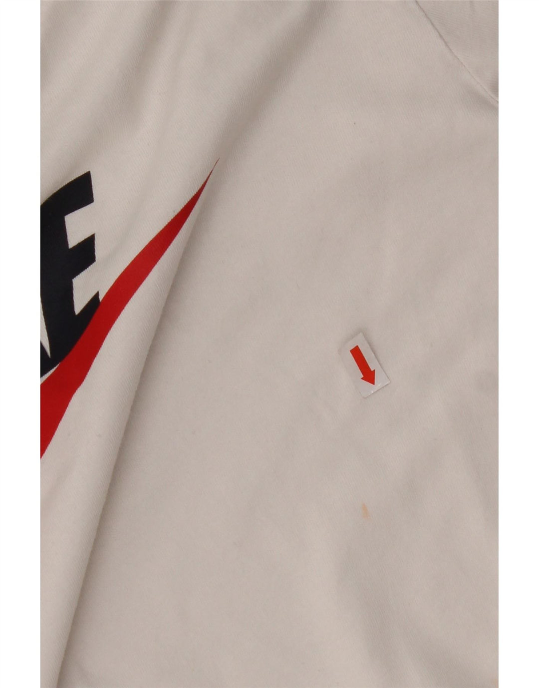 NIKE Camiseta gráfica para niños 13-14 años Blanco Algodón