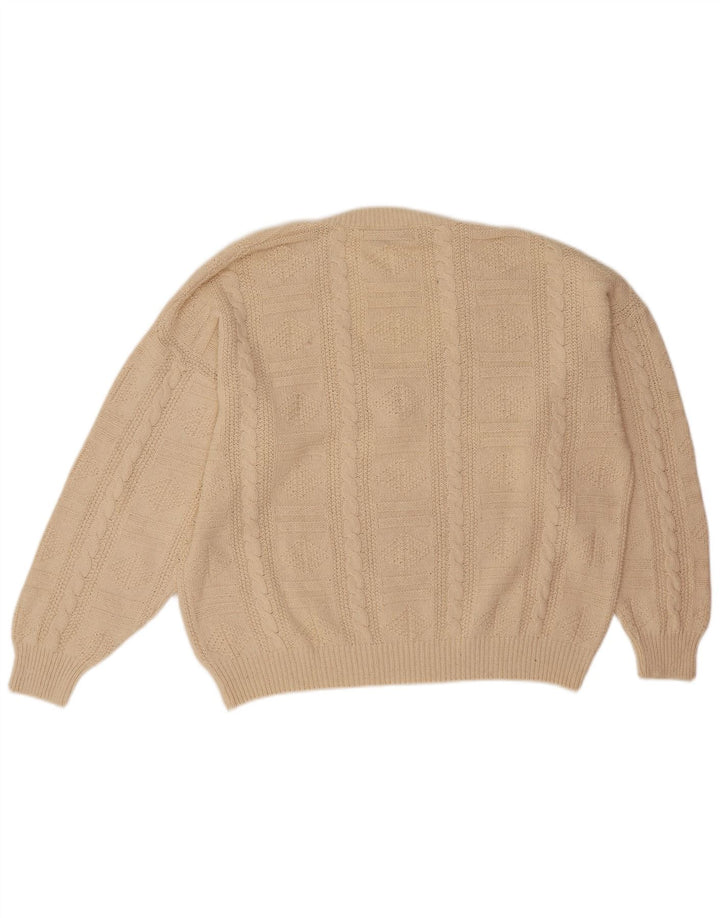 Bramante Jersey con Cuello en V para Hombre 2XL Seda Beige