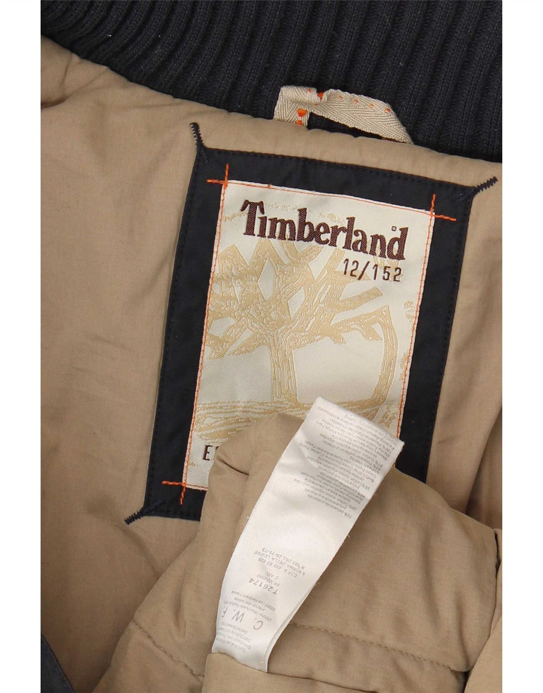 Timberland Cazadora Bomber Militar Niño 11-12 Años Azul Marino Poliamida