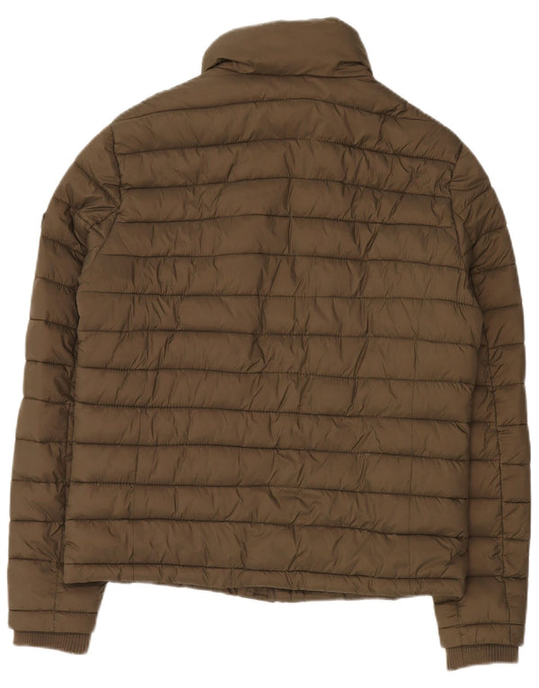 Superdry Chaqueta Acolchada Para Hombre UK 38 Medium Caqui Nylon