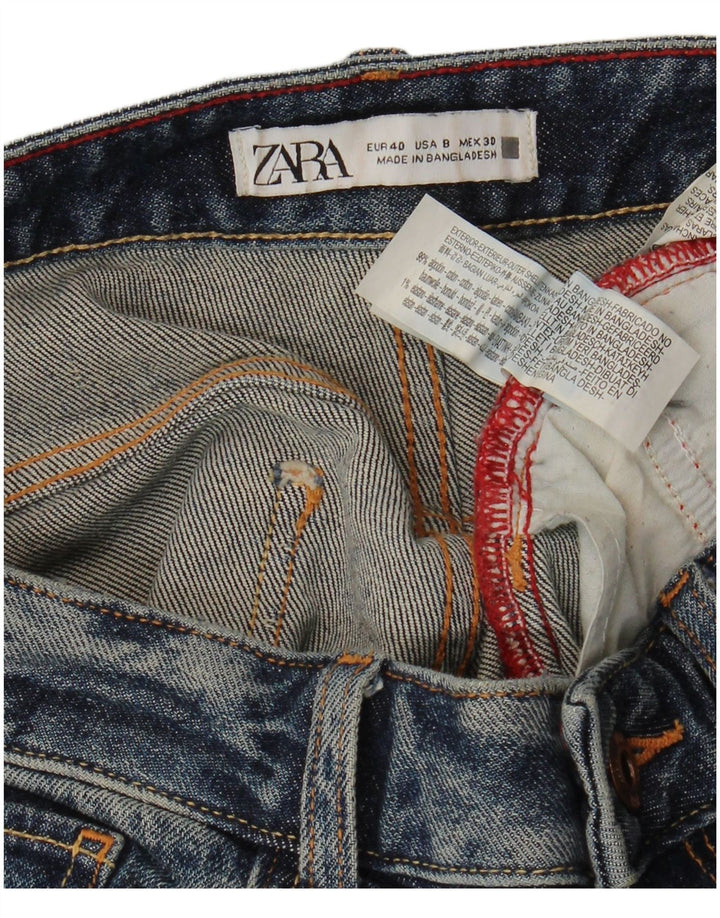 Zara Jeans Sueltos Mujer EU 40 Medium W30 L29 Algodón Azul