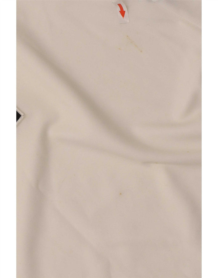 Lotto Hombre Camiseta Gráfica Top XL Blanco Colorblock Poliéster