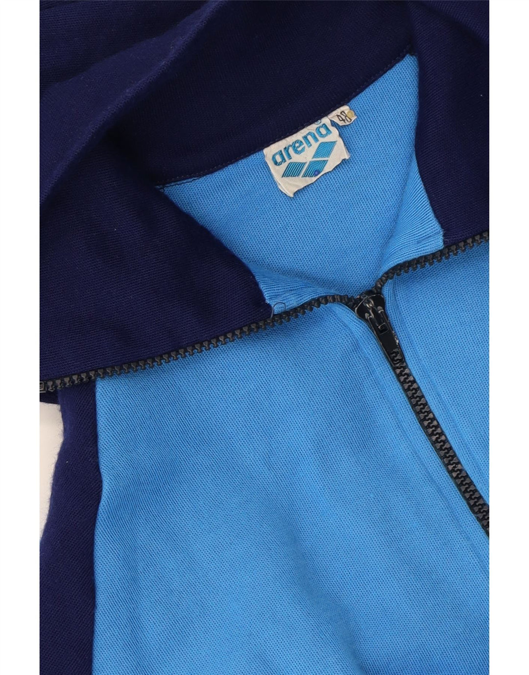 ARENA Mens Graphic Full Tracksuit IT 48 Medium W28 L28 Blue Colourblock Vintage Arena and Second-Hand Arena from Messina Hembry 