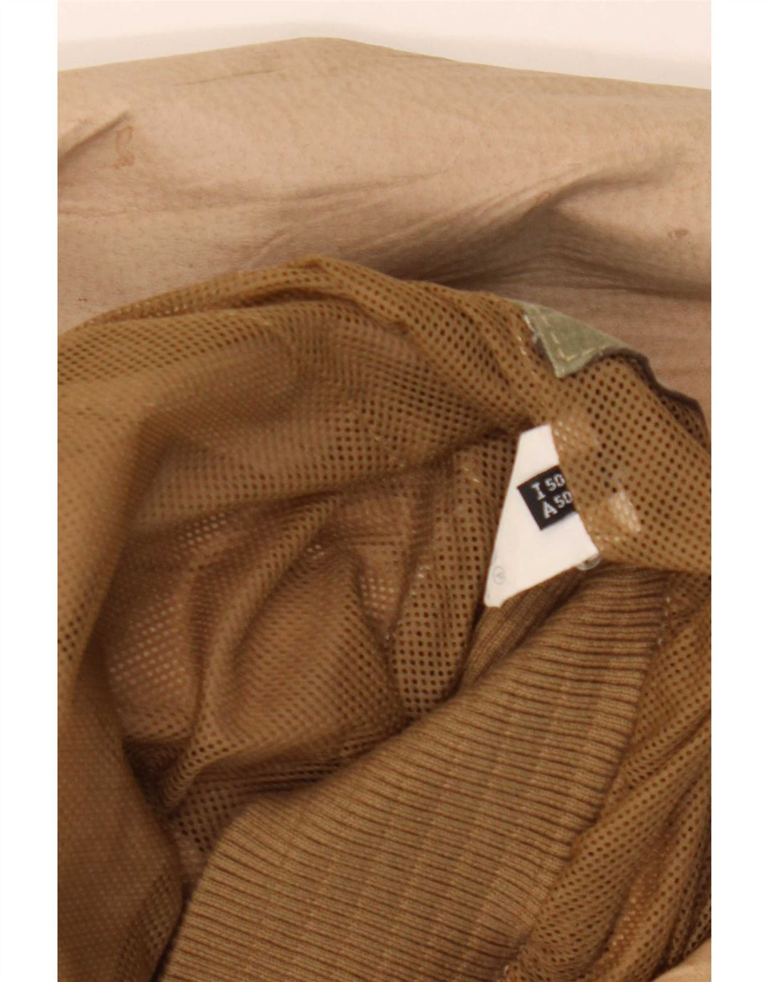 Chaqueta de cuero vintage para hombre IT 50 marrón grande