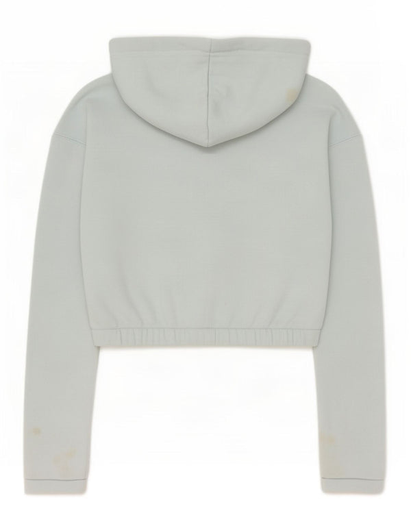 Adidas - Sudadera con capucha para mujer, diseño gráfico, talla 6, XS, color azul, algodón