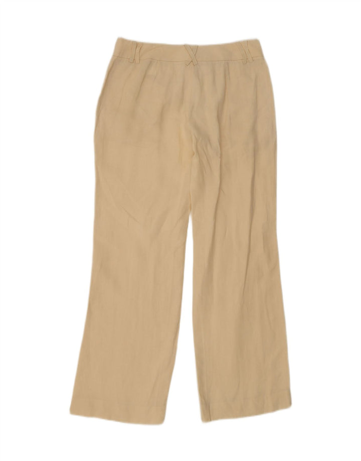 MASSIMO DUTTI Womens Bootcut Chino Trousers EU 40 Medium W30 L30 Off White Vintage Massimo Dutti and Second-Hand Massimo Dutti from Messina Hembry 
