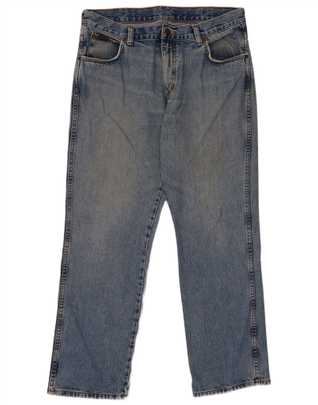 Wrangler Vaqueros Rectos Texas Para Hombre W36 L30 Algodón Azul