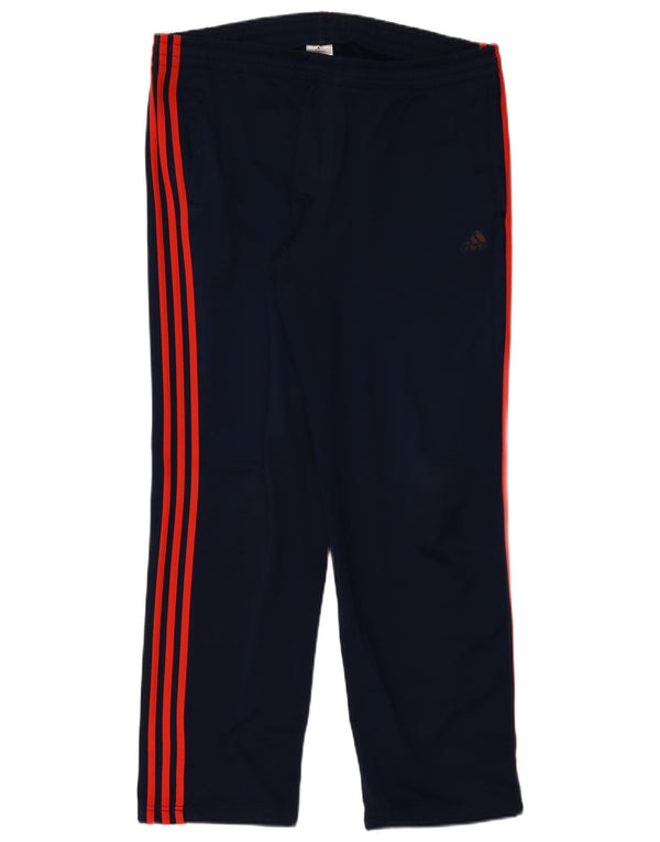ADIDAS Pantalones de chándal para hombre UK 42/44 Large Azul marino Poliéster