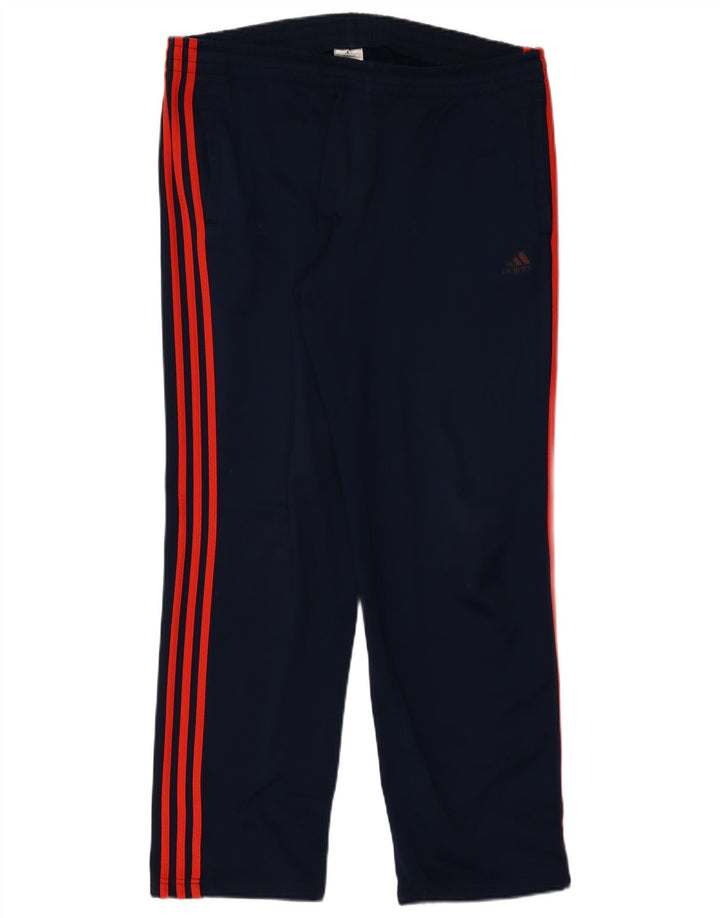 ADIDAS Pantalones de chándal para hombre UK 42/44 Large Azul marino Poliéster