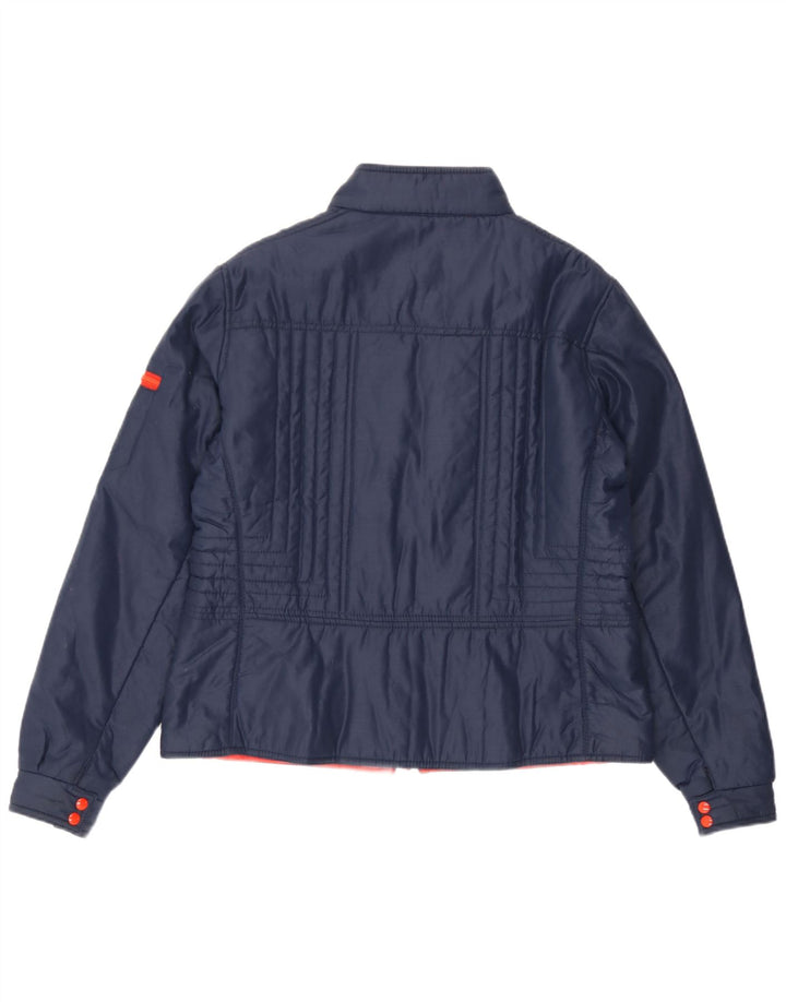 Trissi Chaqueta acolchada para mujer UK 44 Mediana Azul marino