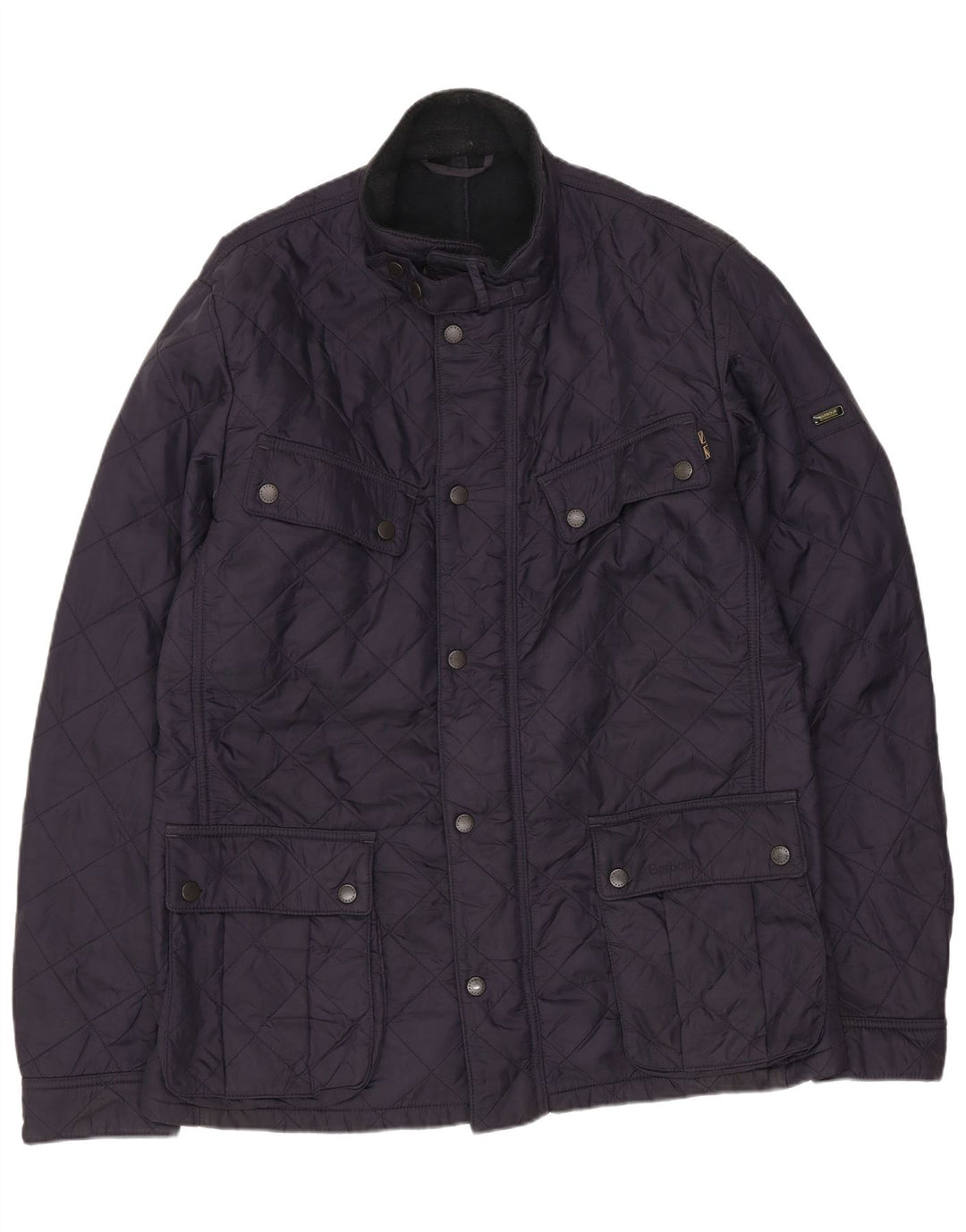 Barbour Chaqueta acolchada para hombre UK 40 Large Poliamida azul marino
